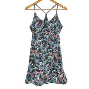 Outdoor Voices Exercise Dress Watercolor Vapor Floral Athletic Sundress Size M